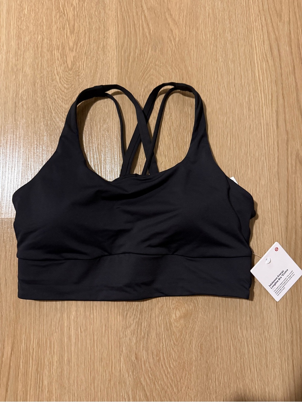 lululemon athletica Black Energy Longline Bra *Evolve